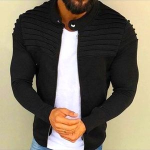 Stand Collar Slim Men's Jacket